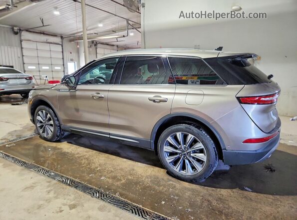 5LMCJ2D92LUL28346 2020 LINCOLN CORSAIR Желто-коричневый Задняя левая четверть
