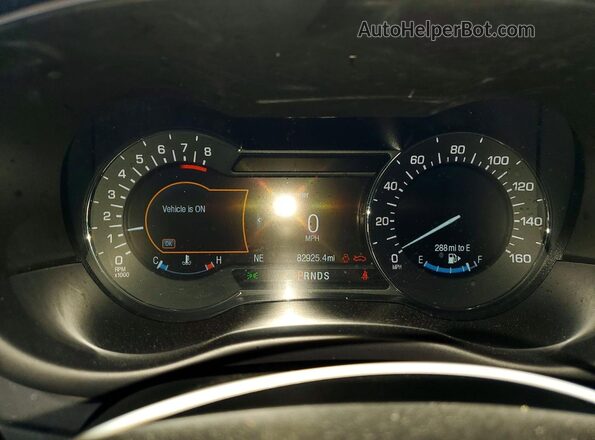 5LMCJ2D93KUL18858 2019 LINCOLN MKC Black Widok zestawu wskaźników