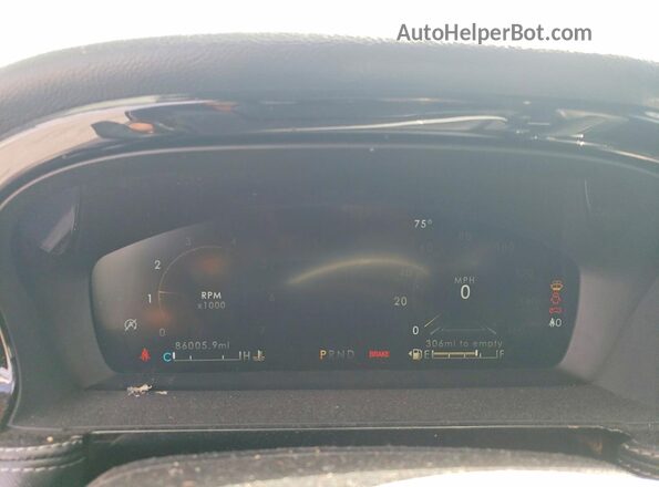 5LMCJ2D98NUL12915 2022 LINCOLN CORSAIR White Instrument cluster view