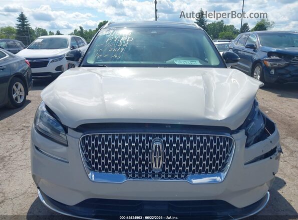 5LMCJ2D99NUL02619 2022 LINCOLN CORSAIR Кремовый Вид щитка приборов