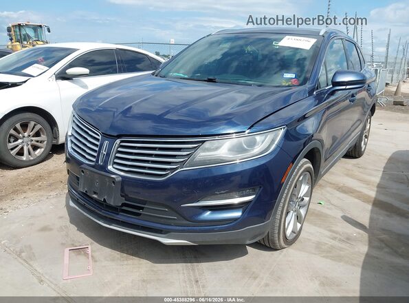 5LMCJ2D9XGUJ15294 2016 LINCOLN MKC Blue Передня ліва чверть