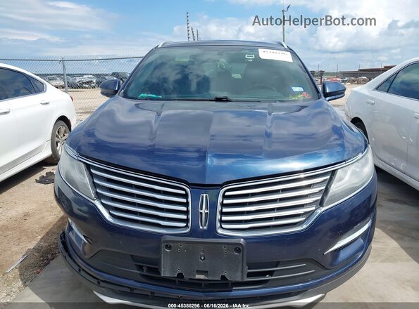 5LMCJ2D9XGUJ15294 2016 LINCOLN MKC Blue Вид щитка приладів