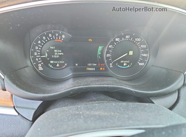 5LMCJ3C91GUJ11206 2016 LINCOLN MKC Серый Вид щитка приборов