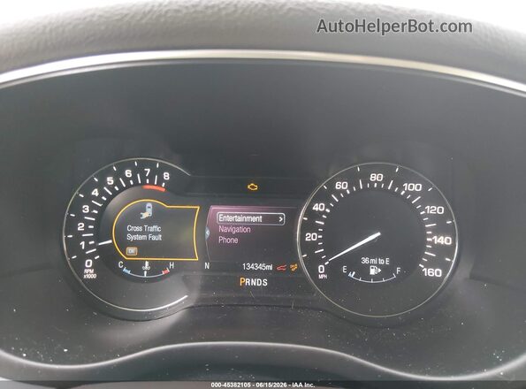 5LMCJ3C94GUJ31109 2016 LINCOLN MKC White Вид задніх сидінь
