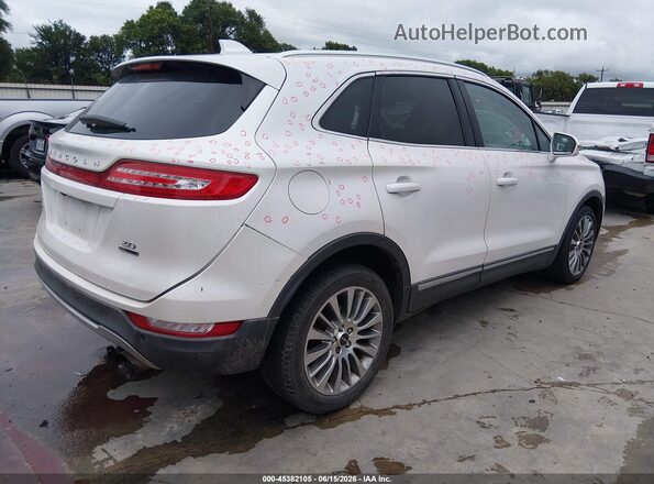 5LMCJ3C94GUJ31109 2016 LINCOLN MKC White Задня права чверть
