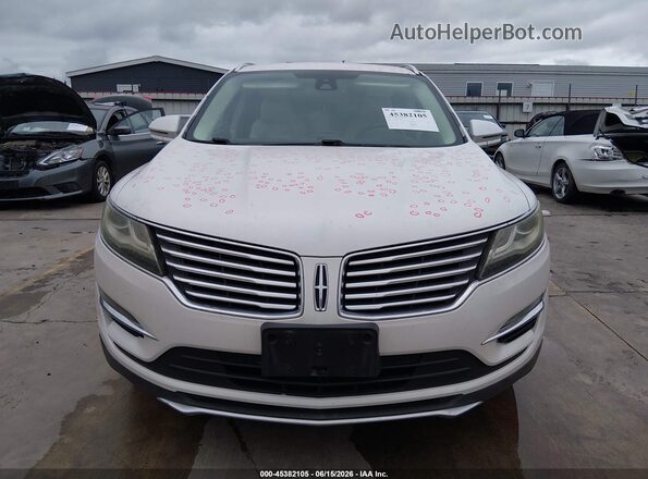 5LMCJ3C94GUJ31109 2016 LINCOLN MKC White Вид щитка приладів