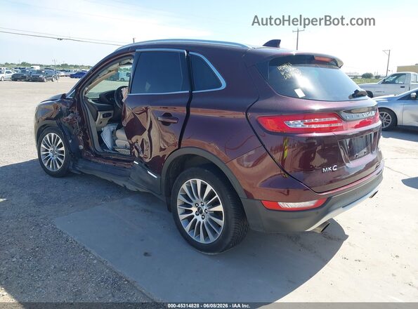 5LMCJ3C94HUL04967 2017 LINCOLN MKC Burgundy Rear left