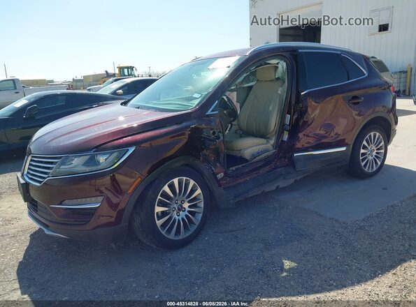 5LMCJ3C94HUL04967 2017 LINCOLN MKC Burgundy Front left