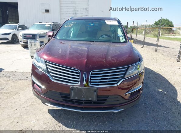 5LMCJ3C94HUL04967 2017 LINCOLN MKC Burgundy Instrument cluster view