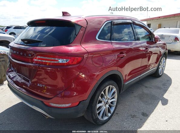 5LMCJ3C94HUL09280 2017 LINCOLN MKC Burgundy Rear right