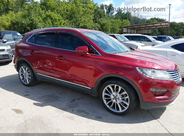 5LMCJ3C94HUL09280 2017 LINCOLN MKC Burgundy Rear interior view