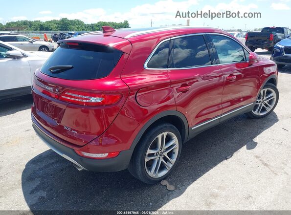 5LMCJ3D91HUL71881 2017 LINCOLN MKC Red უკანა მარჯვენა