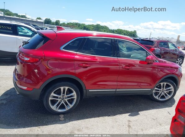 5LMCJ3D91HUL71881 2017 LINCOLN MKC Red უკანა სალონის ხედი