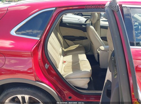 5LMCJ3D91HUL71881 2017 LINCOLN MKC Red VIN კოდის სტიკერის ხედი