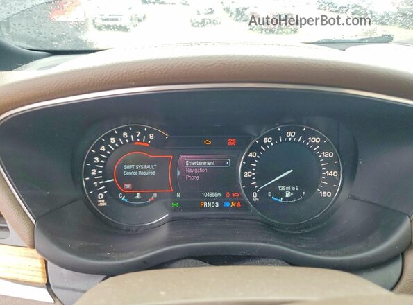 5LMCJ3D96GUJ30008 2016 LINCOLN MKC Black Instrument cluster view