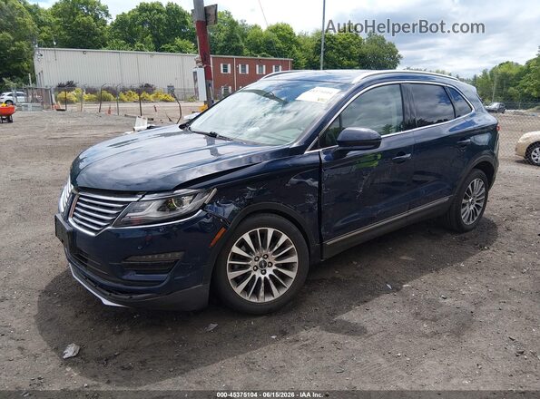 5LMCJ3D96JUL04716 2018 LINCOLN MKC Dark Blue Առջևի ձախ երեք քառորդ տեսարան