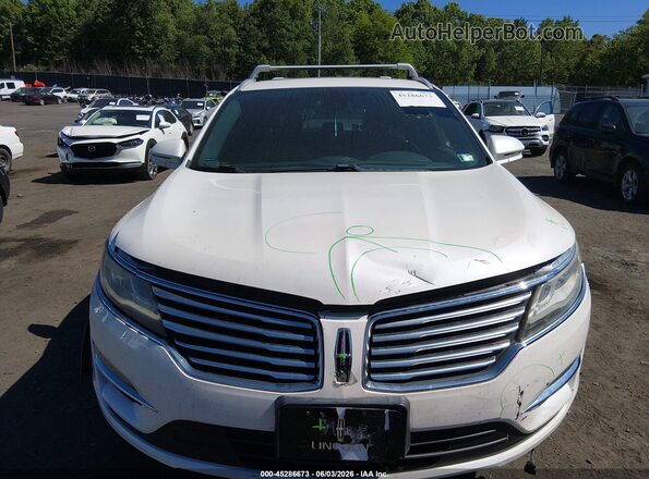 5LMCJ3D97JUL31990 2018 LINCOLN MKC Белый Вид щитка приборов