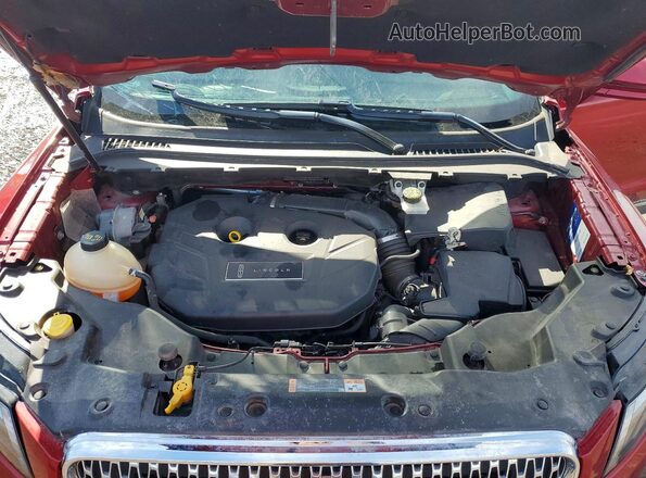 5LMCJ3D99KUL32463 2019 LINCOLN MKC Red Vista del compartimento del motor