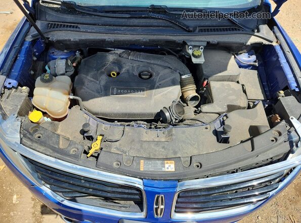 5LMCJ4D94GUJ22267 2016 LINCOLN MKC Blue Вид задньої частини салону