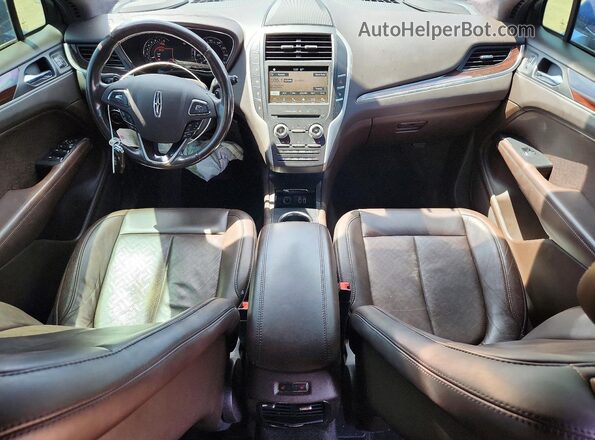 5LMCJ4D94GUJ22267 2016 LINCOLN MKC Blue Вид панелі приладів