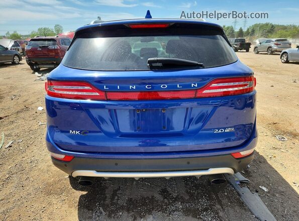 5LMCJ4D94GUJ22267 2016 LINCOLN MKC Blue Вид ззаду