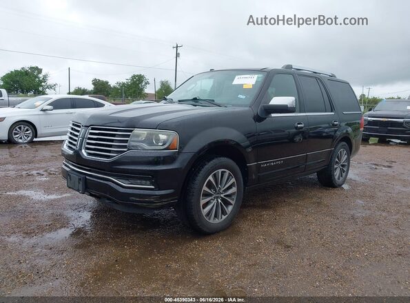 5LMJJ2HT4HEL09277 2017 LINCOLN NAVIGATOR Black Przód lewy