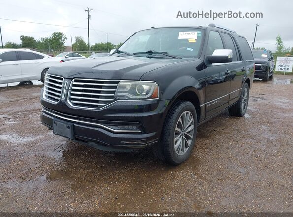 5LMJJ2HT4HEL09277 2017 LINCOLN NAVIGATOR Black Widok z przodu