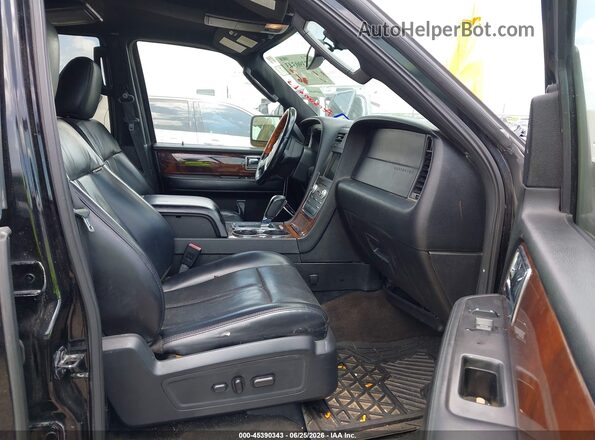 5LMJJ2HT4HEL09277 2017 LINCOLN NAVIGATOR Black Widok wnętrza z przodu