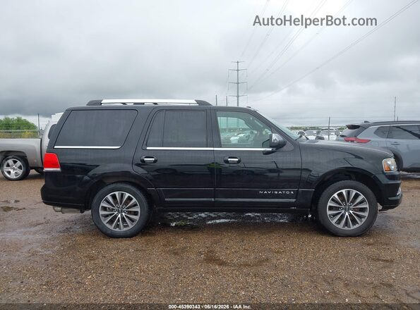 5LMJJ2HT4HEL09277 2017 LINCOLN NAVIGATOR Black Widok wnętrza z tyłu
