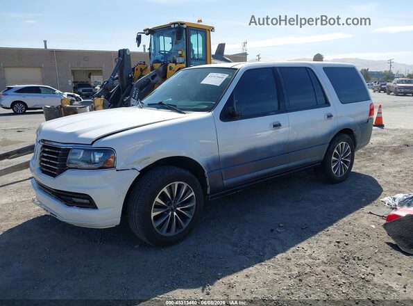 5LMJJ2HT5HEL07828 2017 LINCOLN NAVIGATOR White Vista tres cuartos delantera izquierda