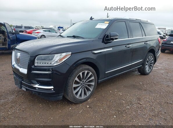 5LMJJ2HT6KEL05853 2019 LINCOLN NAVIGATOR Черный Передняя левая четверть