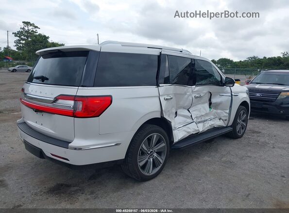 5LMJJ2JT1KEL13398 2019 LINCOLN NAVIGATOR White უკანა მარჯვენა