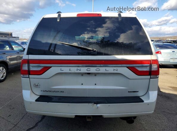 5LMJJ2JT3GEL00305 2016 LINCOLN NAVIGATOR White უკანა ხედი