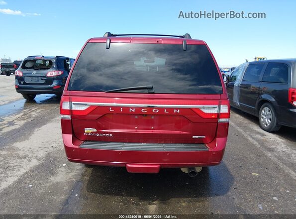 5LMJJ2JT7GEL02588 2016 LINCOLN NAVIGATOR Red 