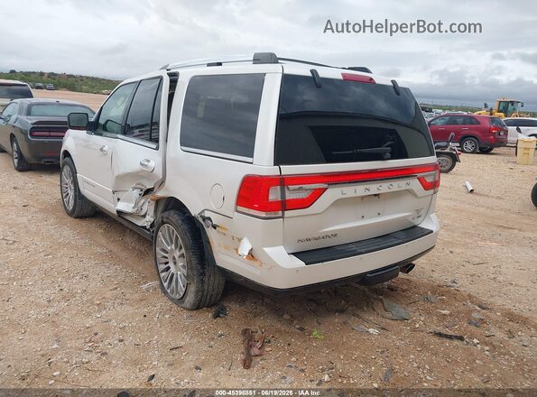 5LMJJ2KT4GEL06855 2016 LINCOLN NAVIGATOR White Задня ліва чверть