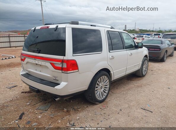 5LMJJ2KT4GEL06855 2016 LINCOLN NAVIGATOR White Задня права чверть