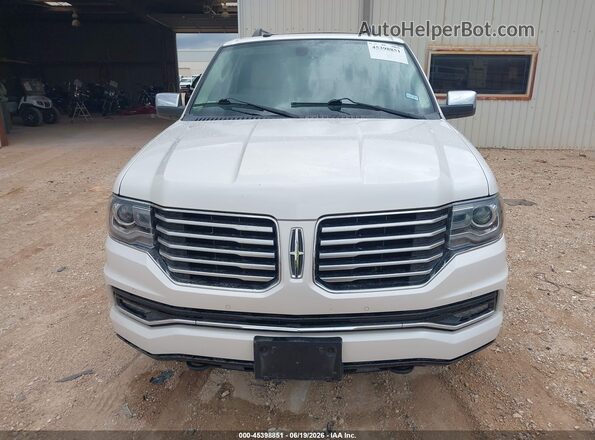 5LMJJ2KT4GEL06855 2016 LINCOLN NAVIGATOR White Вид щитка приладів