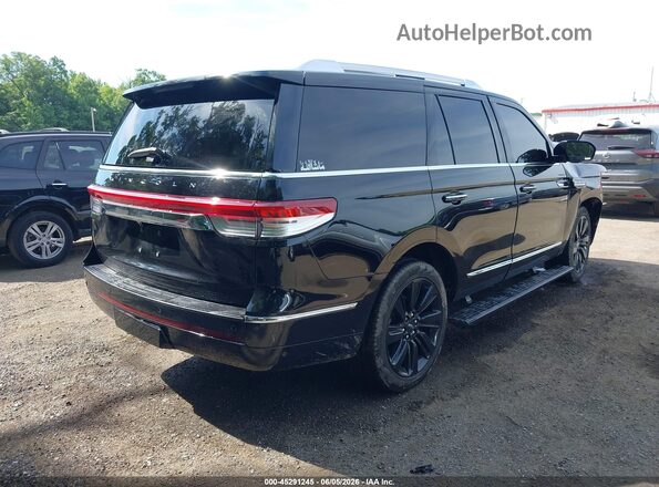 5LMJJ2LG6REL11009 2024 LINCOLN NAVIGATOR Black უკანა მარჯვენა
