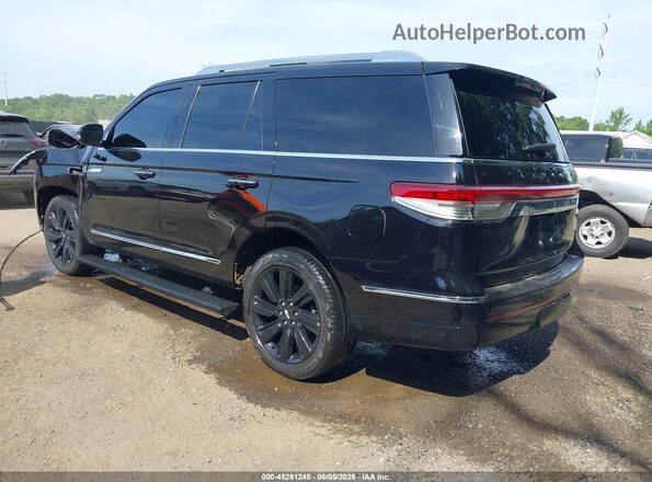 5LMJJ2LG6REL11009 2024 LINCOLN NAVIGATOR Black უკანა მარცხენა