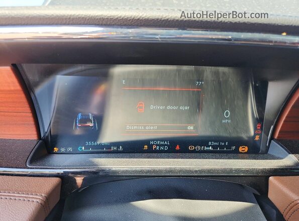 5LMJJ2LG7PEL10433 2023 LINCOLN NAVIGATOR Black Widok zestawu wskaźników