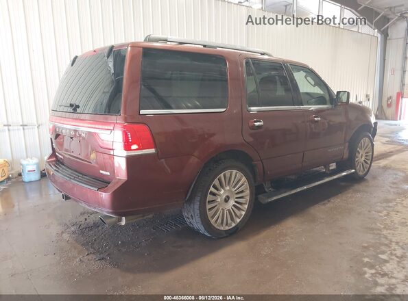 5LMJJ2LT0GEL07337 2016 LINCOLN NAVIGATOR Red Հետևի աջ
