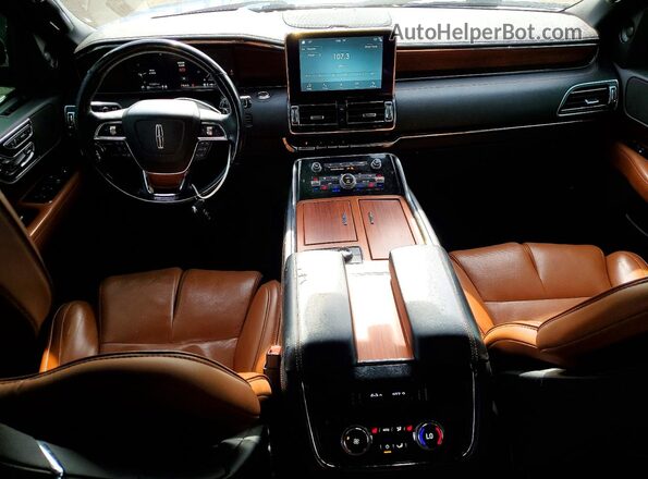 5LMJJ2LT7KEL18280 2019 LINCOLN NAVIGATOR Blue Առջևի վահանակի տեսք