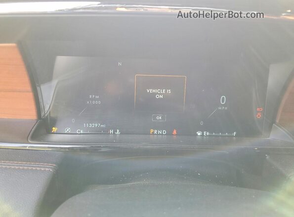 5LMJJ2LT7KEL18280 2019 LINCOLN NAVIGATOR Blue Սարքավորումների վահանակի տեսք