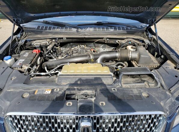 5LMJJ2LT7KEL18280 2019 LINCOLN NAVIGATOR Blue Շարժիչի բաժամունքի տեսք