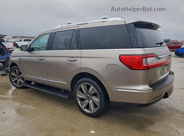 5LMJJ2LT9JEL07294 2018 LINCOLN NAVIGATOR Tan Trasero izquierdo