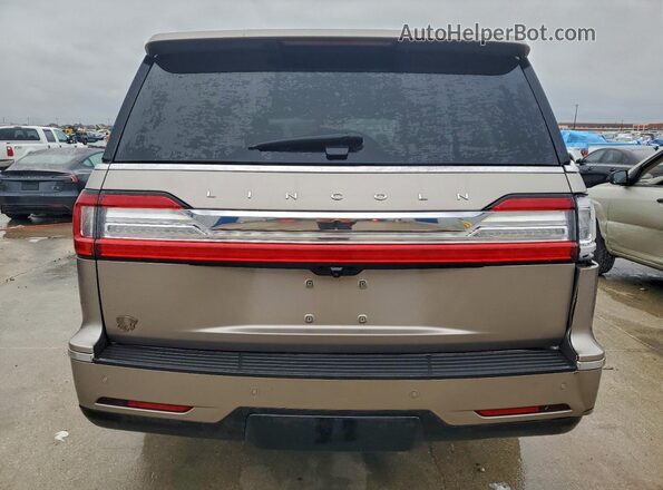 5LMJJ2LT9JEL07294 2018 LINCOLN NAVIGATOR Tan Vista trasera