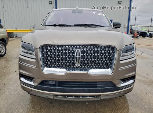 5LMJJ2LT9JEL07294 2018 LINCOLN NAVIGATOR Tan Vista frontal