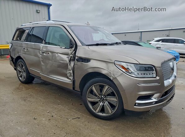 5LMJJ2LT9JEL07294 2018 LINCOLN NAVIGATOR Tan Delantero derecho