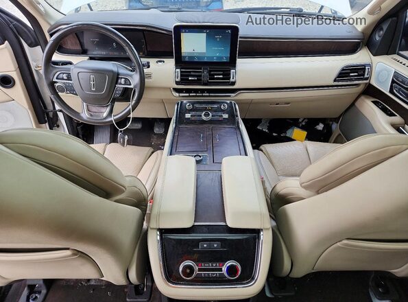 5LMJJ2LT9KEL11458 2019 LINCOLN NAVIGATOR White წინა პანელის ხედი