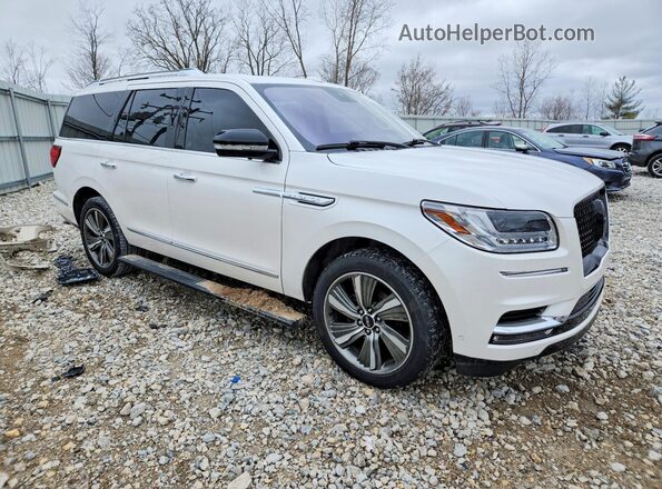 5LMJJ2LT9KEL11458 2019 LINCOLN NAVIGATOR White წინა მარჯვენა